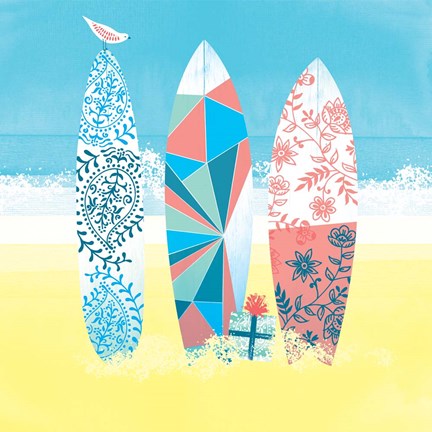 Framed Surf's Up Print