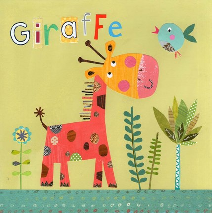 Framed Giraffe Print