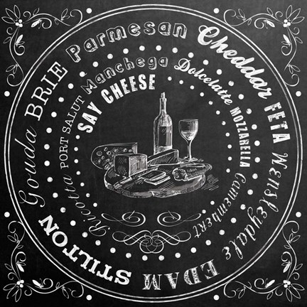 Framed Say Cheese Print