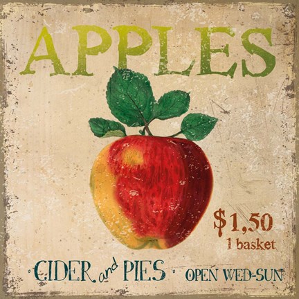 Framed Apples Print