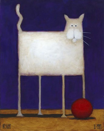 Framed Trouble Print