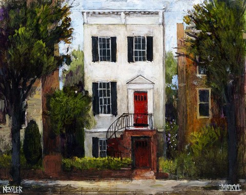 Framed Sousa House, Capitol Hill Print