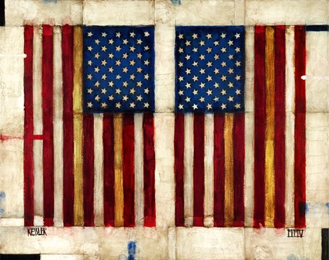 Framed Flag Day Print