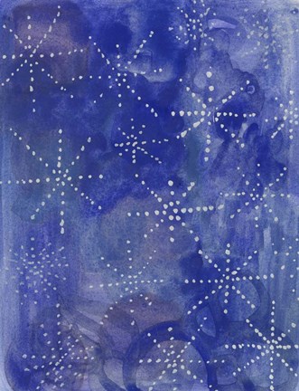 Framed Noche Azul Print