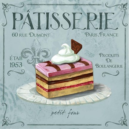 Framed Patisserie 2 Print