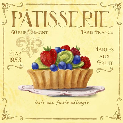 Framed Patisserie 7 Print