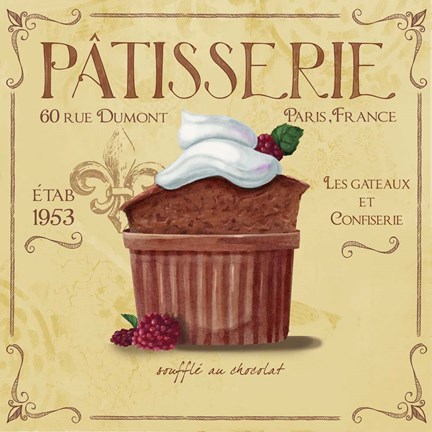 Framed Patisserie 12 Print