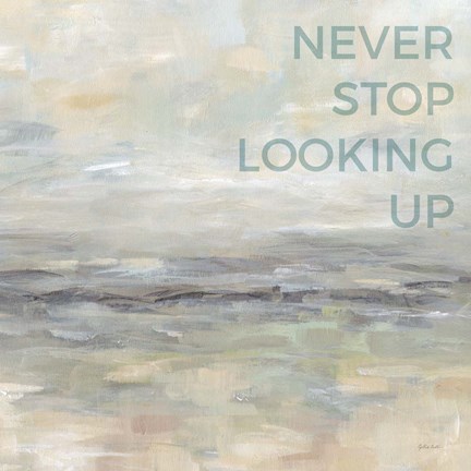 Framed Never Stop Looking Up Print