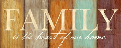 Framed Family Sentiment Sign I Spice Print