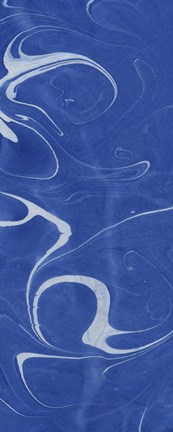 Framed Blue Marble Panel Trio III Print