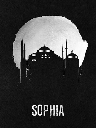 Framed Sophia Landmark Black Print