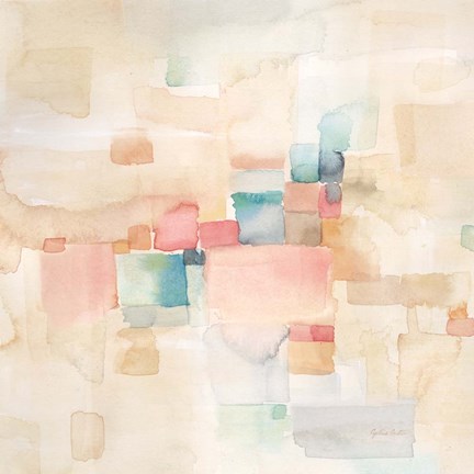 Framed Desert Dreams Square II Print