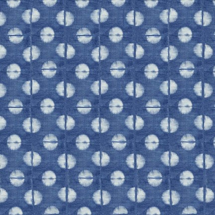 Framed Blue Shibori II Print