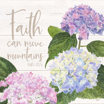 Framed Abundant Blooms III Print