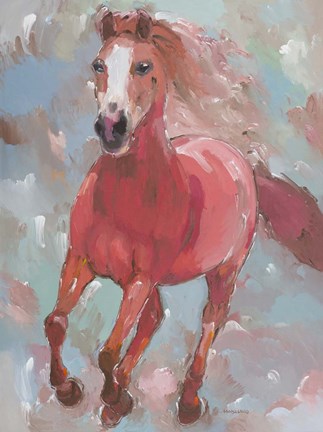 Framed Blazing Runner Print