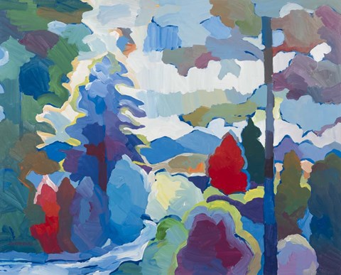 Framed Stream into Consciousness #2 Print