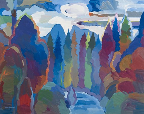 Framed Stream into Consciousness Print