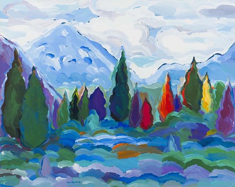 Framed Glacier Legacy #2 Print