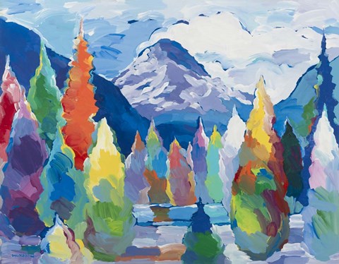 Framed Glacier Legacy #5 Print