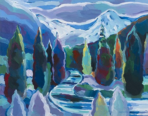 Framed Glacier Legacy #8 Print