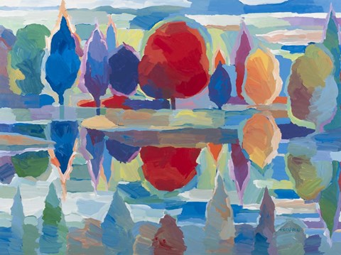 Framed Time for Reflection Print