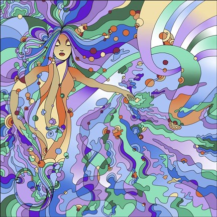 Framed Siren Pop Art Print