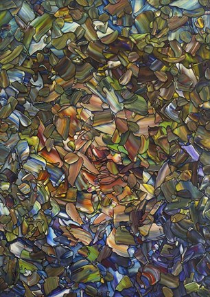 Framed Deconstructed Portrait of a Woman Print