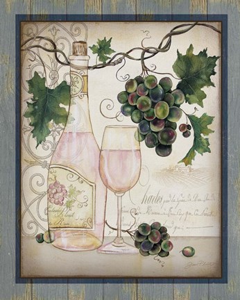Framed Chateau Plout Wine-C Print