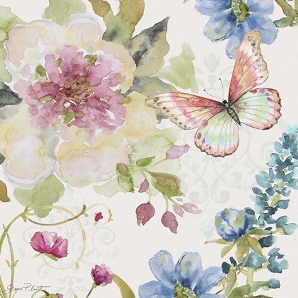 Framed Garden Bliss II Print