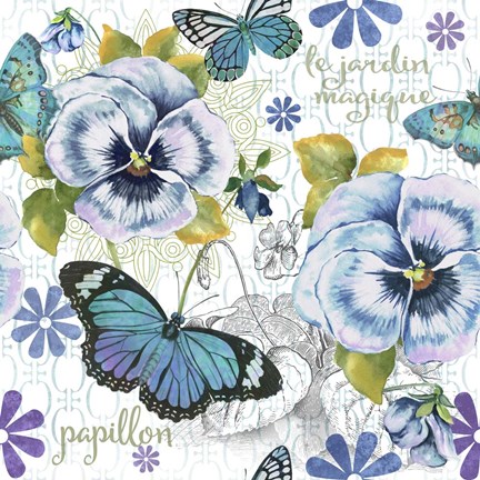 Framed Garden Magic II Print