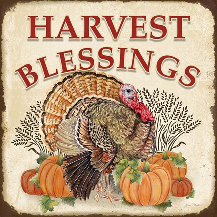 Framed Thanksgiving-F Print