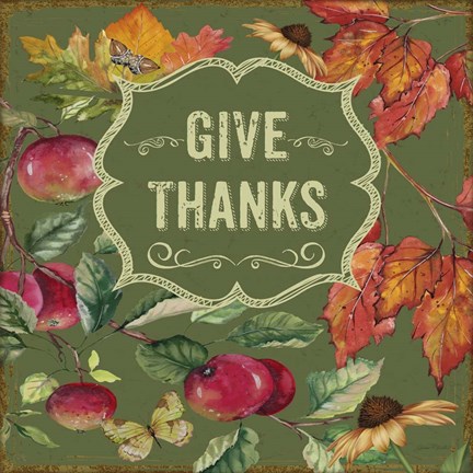 Framed Thanksgiving-K Print