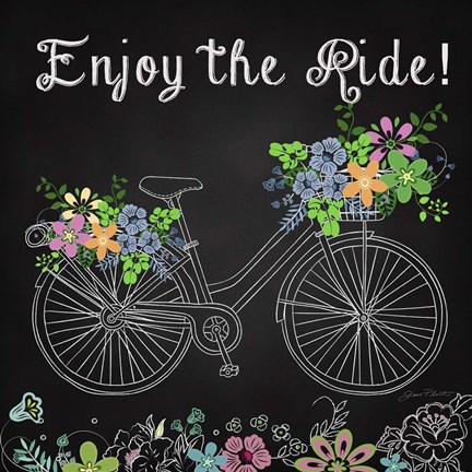 Framed Enjoy the Ride Print
