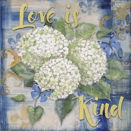 Framed Love Is I Print