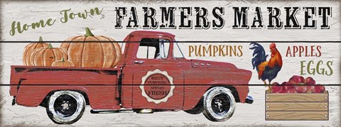 Framed Farmers Market-A Print