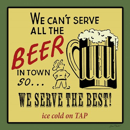 Framed Best Beer Print