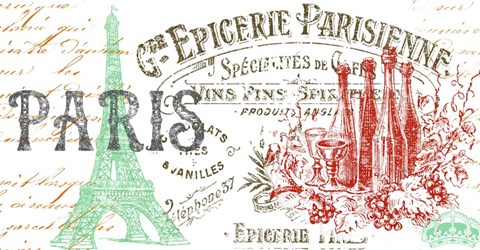 Framed Parisienne B Print