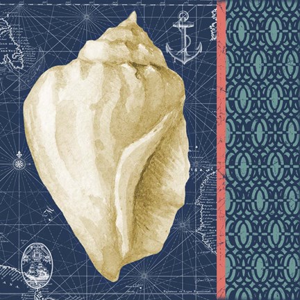 Framed Nautical Blues  -  A Print