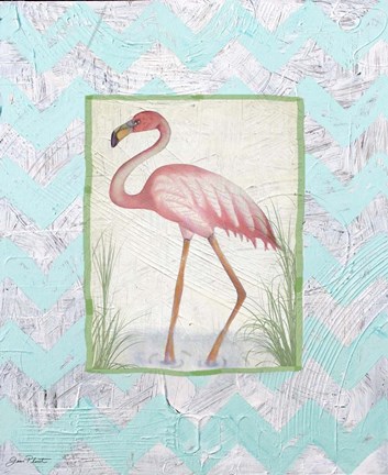 Framed Flamingo Print
