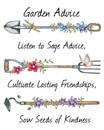 Framed Garden Inspiration - D Print