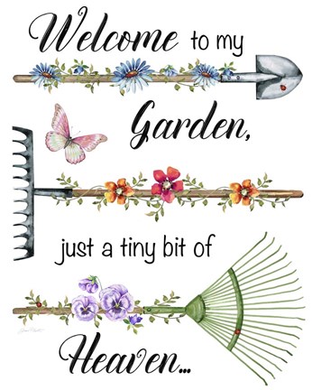 Framed Garden Inspiration - E Print