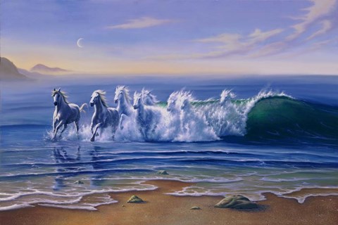 Framed Wild Waters Print