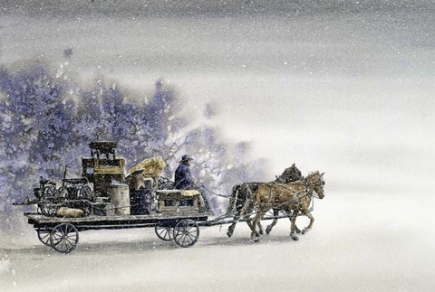 Framed Against the Wind Print