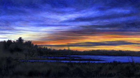 Framed Blue Ribbon Print