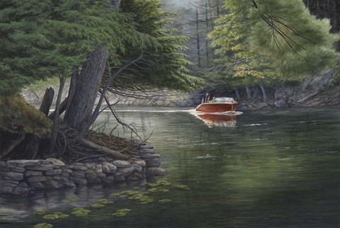 Framed Comming through the Rift Print