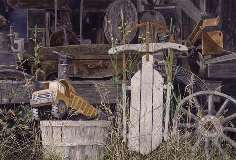 Framed Country Sunday Mornings Print