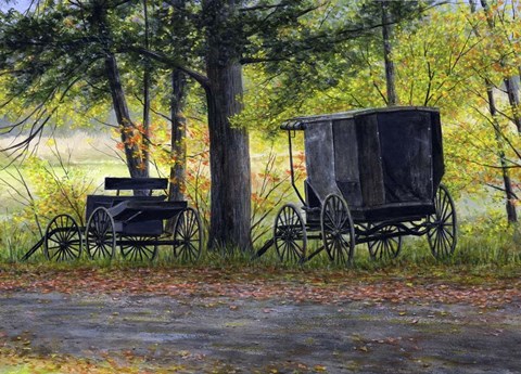 Framed Days of Gold Print