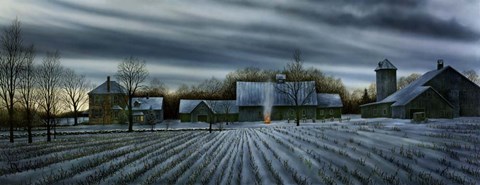 Framed Eve Fires Print