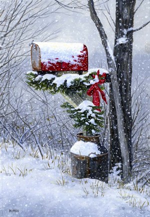 Framed Holiday Delivery Print