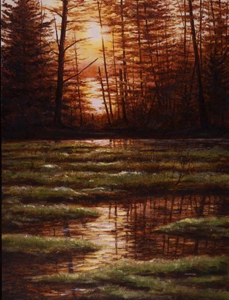 Framed Inland Waters Print